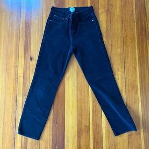 JCrew Corduroy Pants Black 26